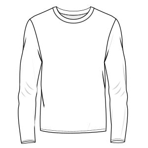 Fashion sewing patterns for MEN T-Shirts T-Shirt LS 3074
